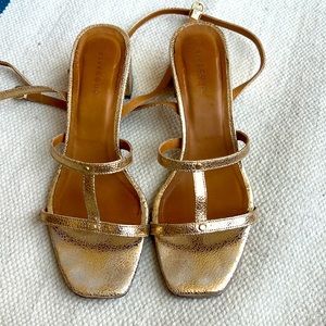 Gold Rivecour Sandals
